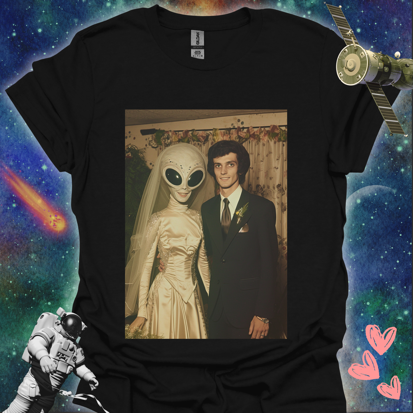 Alien Love Connection T Shirt - Couple #9