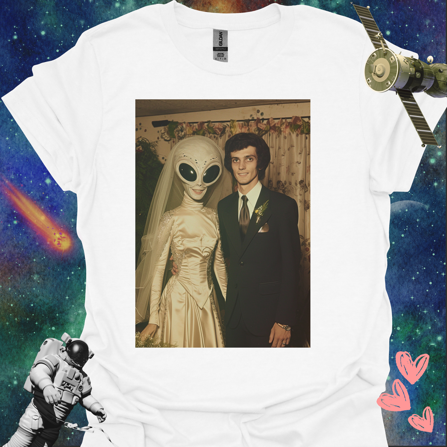 Alien Love Connection T Shirt - Couple #9