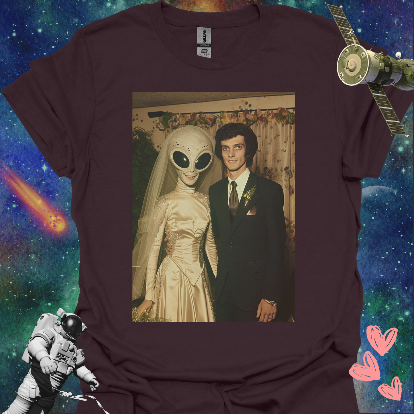 Alien Love Connection T Shirt - Couple #9