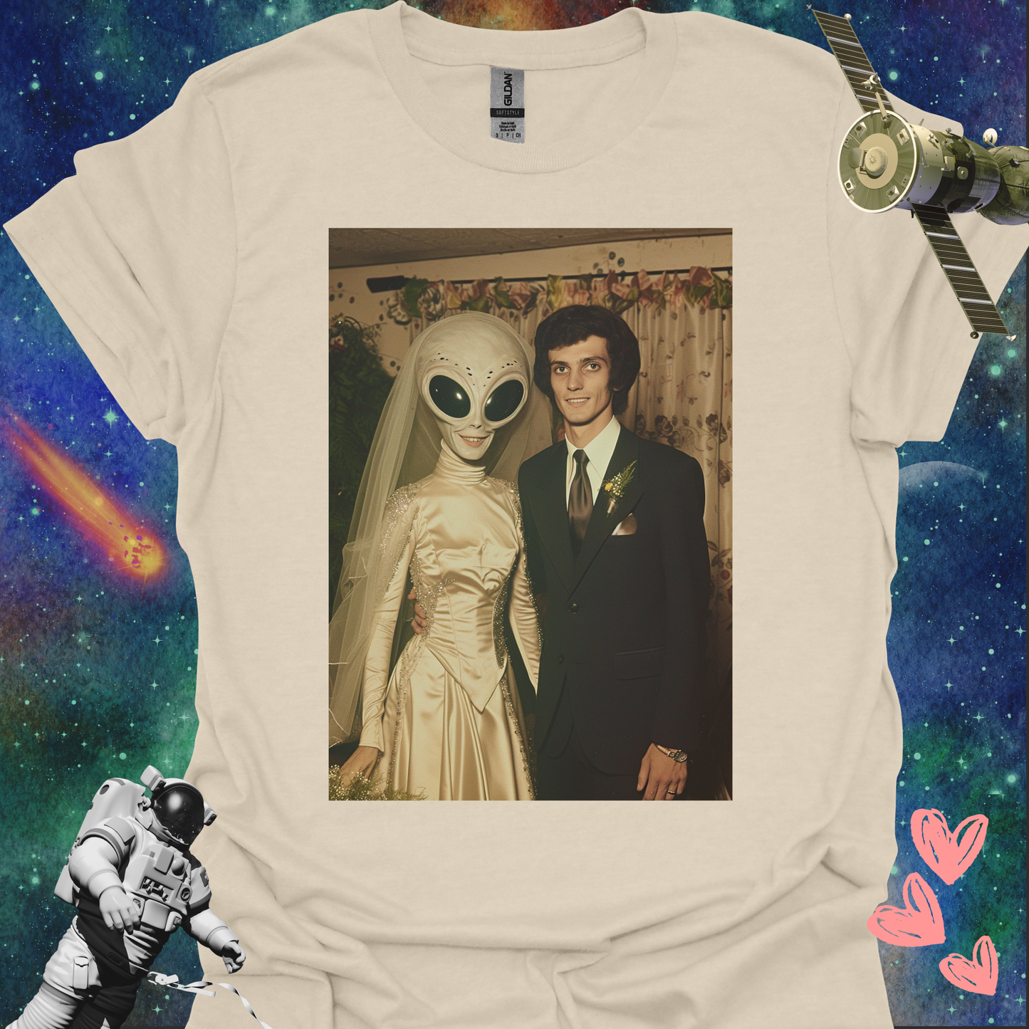 Alien Love Connection T Shirt - Couple #9