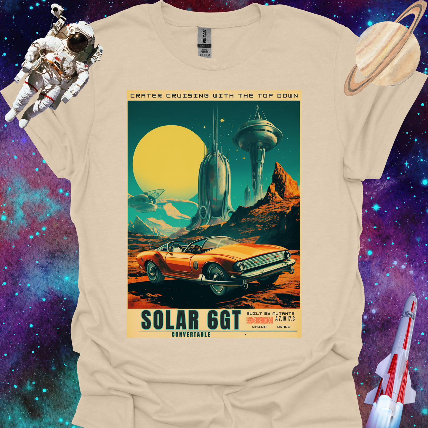 Solar 6GT - Space Art Transport T Shirt