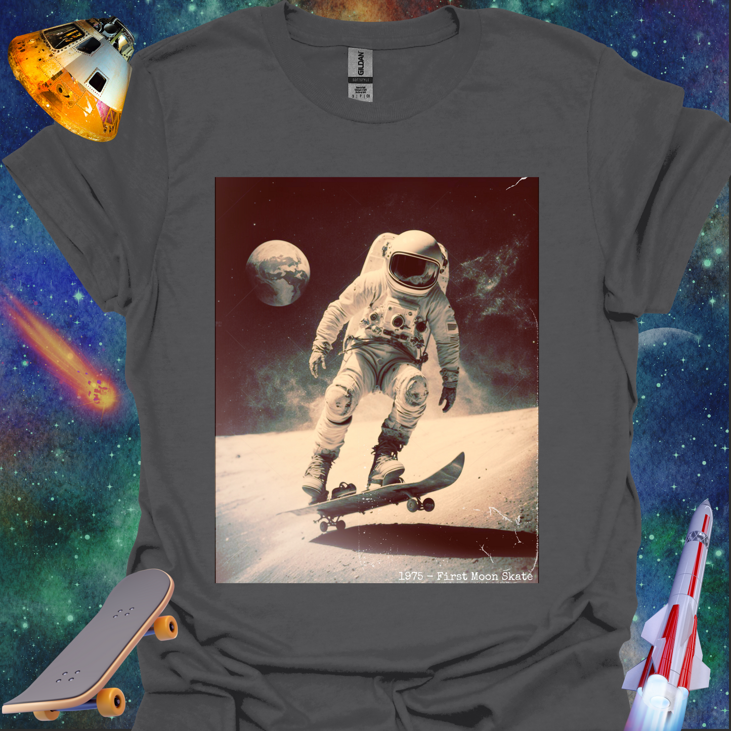 First Moon Skate - T Shirt