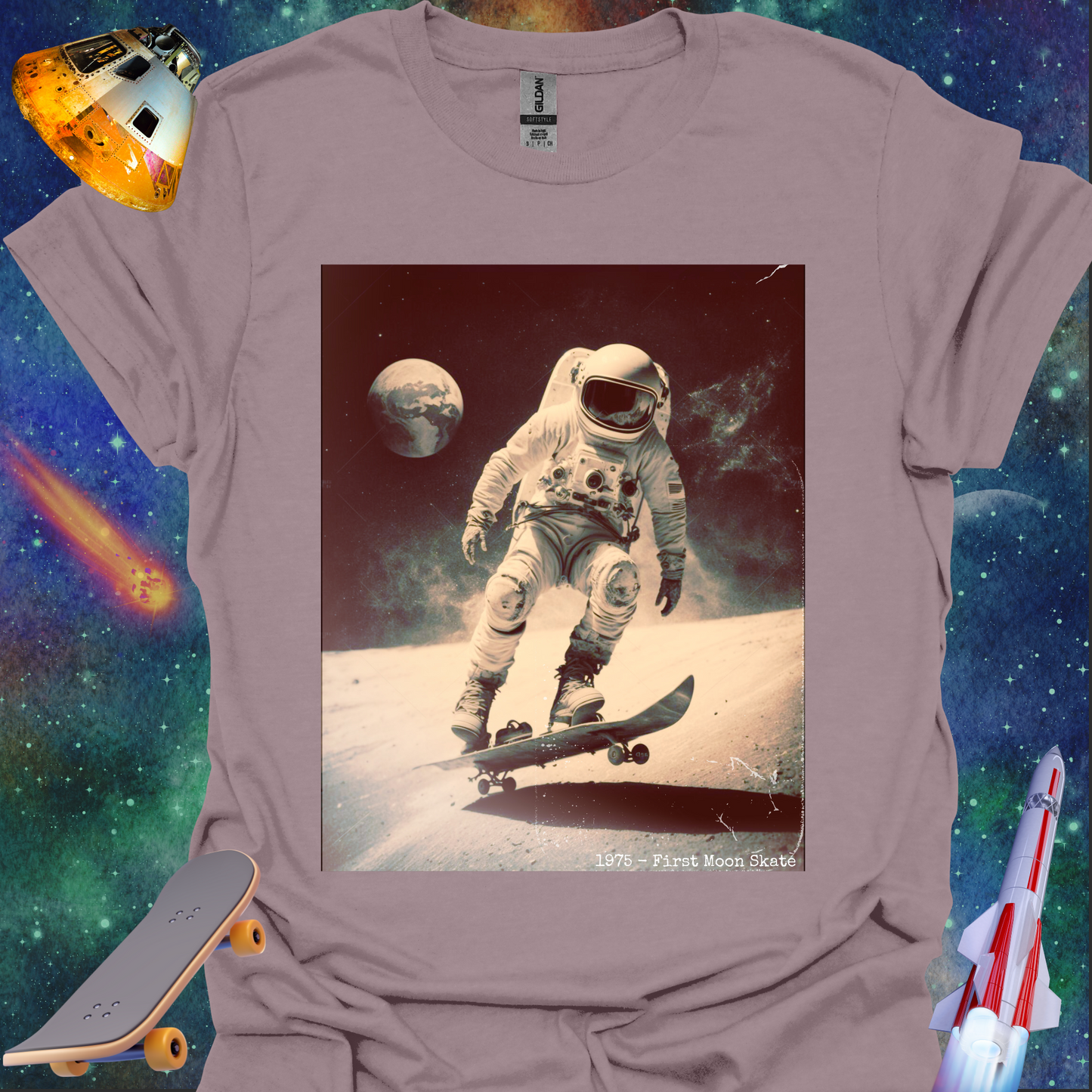 First Moon Skate - T Shirt