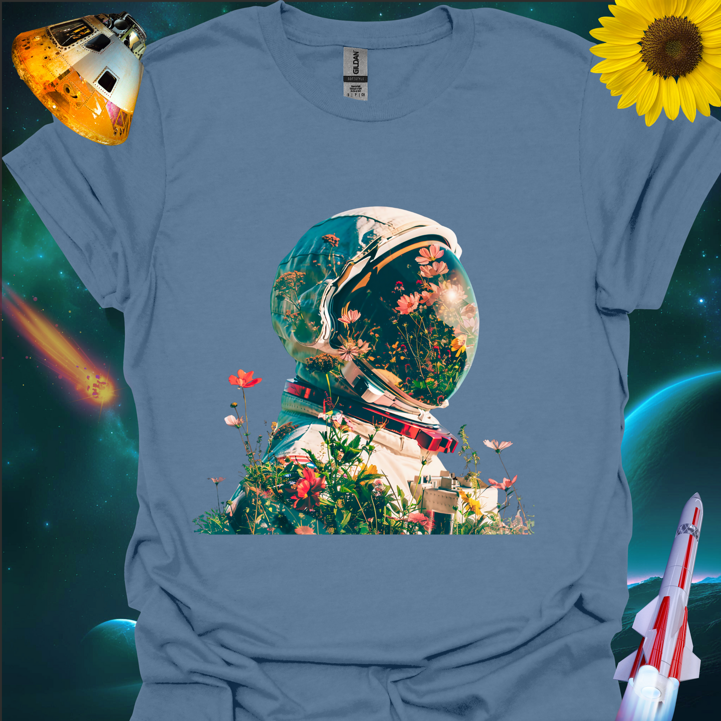 Space Bloom - T Shirt