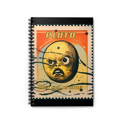 Postage Stamp PLUTO - Spiral Notebook