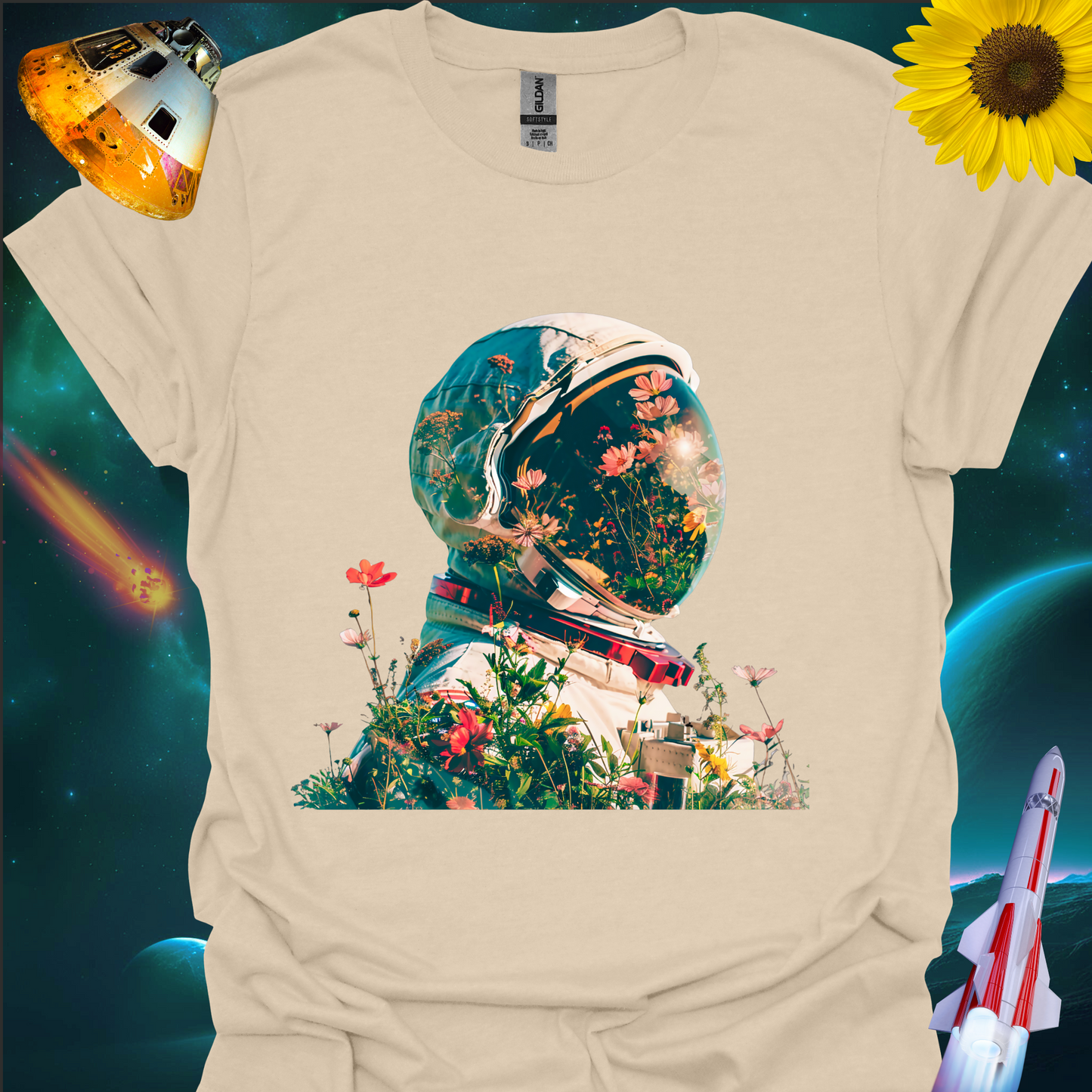 Space Bloom - T Shirt