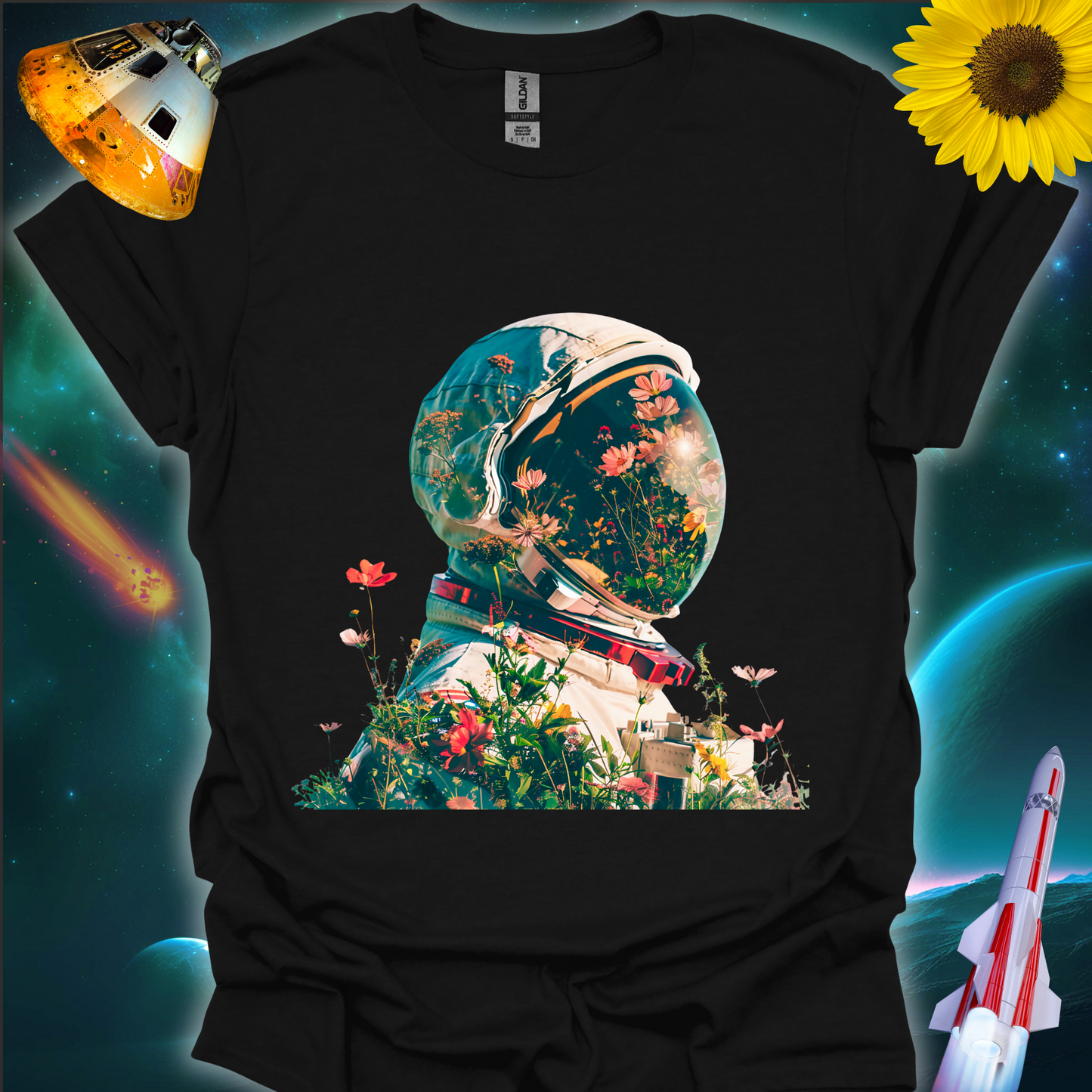 Space Bloom - T Shirt