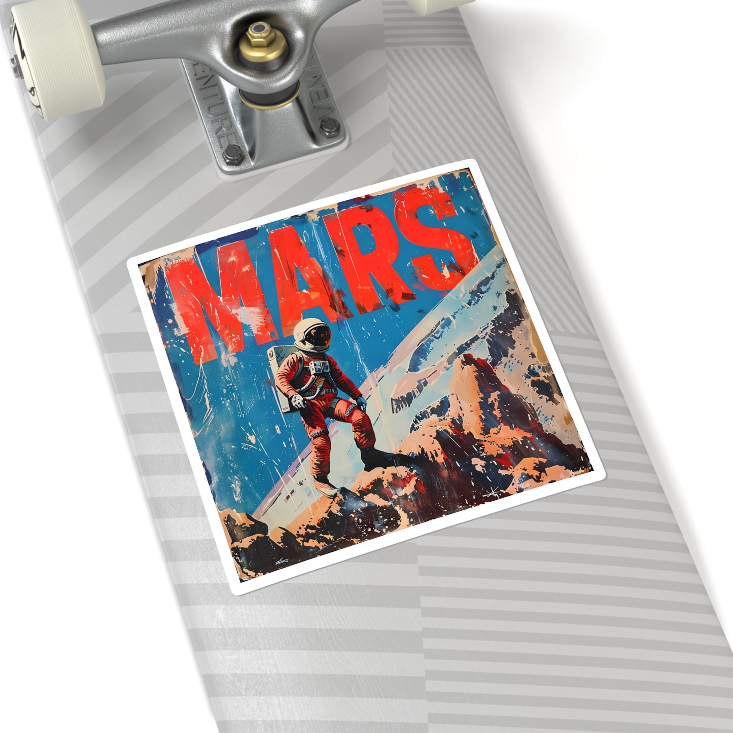 Planet Mars Sticker