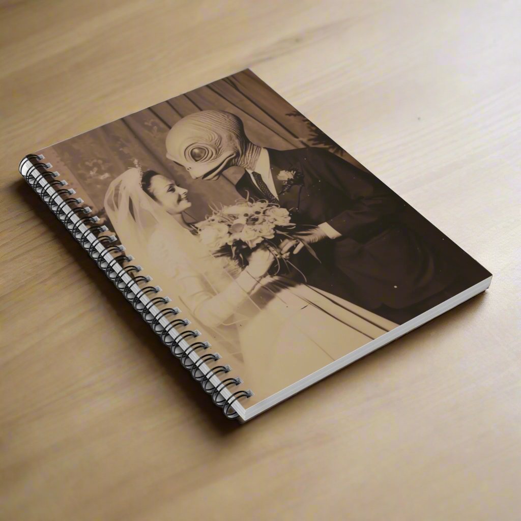 Alien Love Connections Notebook - Couple #4