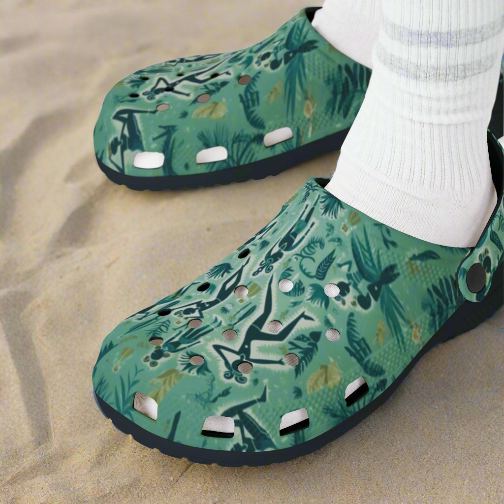 Tropical Neptune Natives - Foam Rubber Shoes