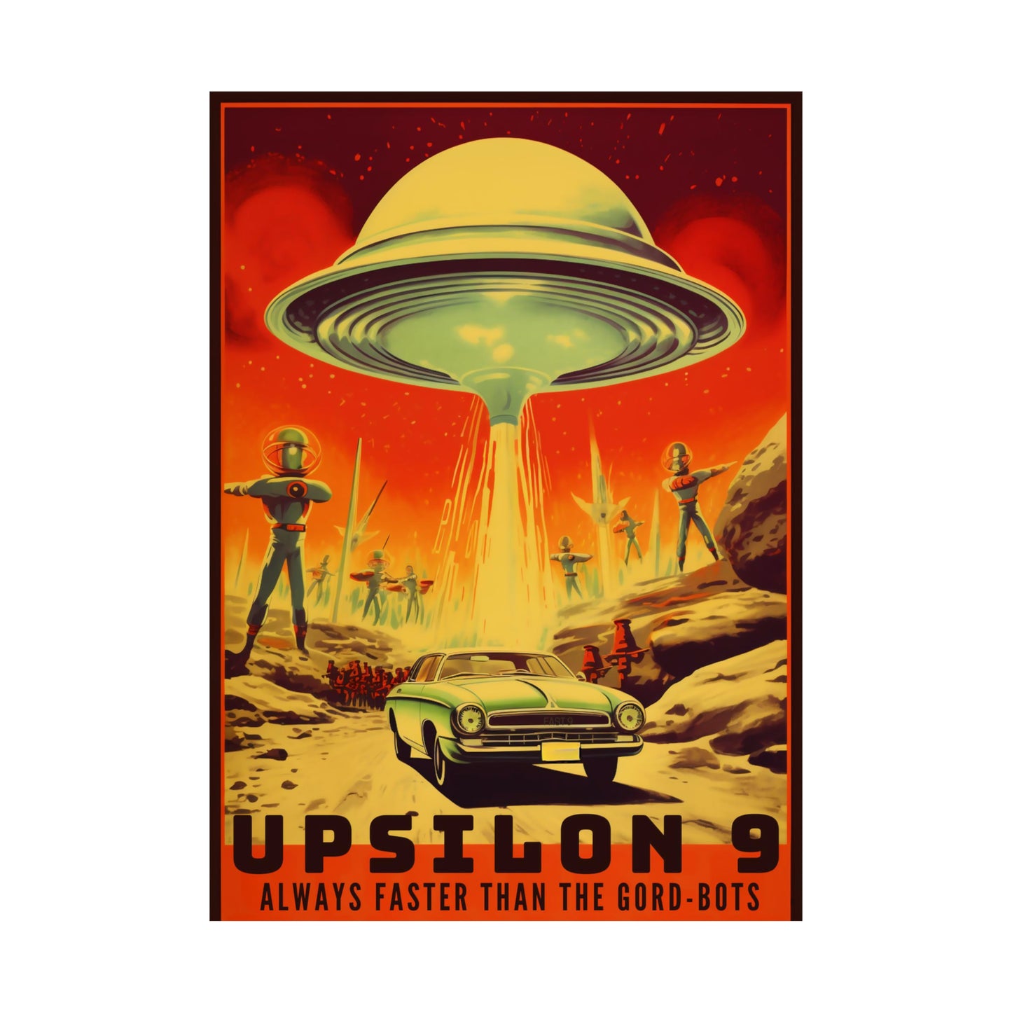 Upsilon 9 - Rolled Poster