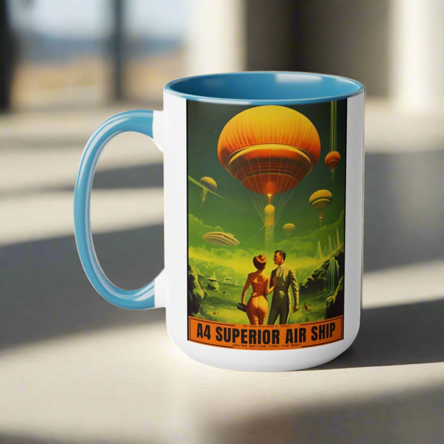 A4 Superior Airship - Transportation Ad - Mug