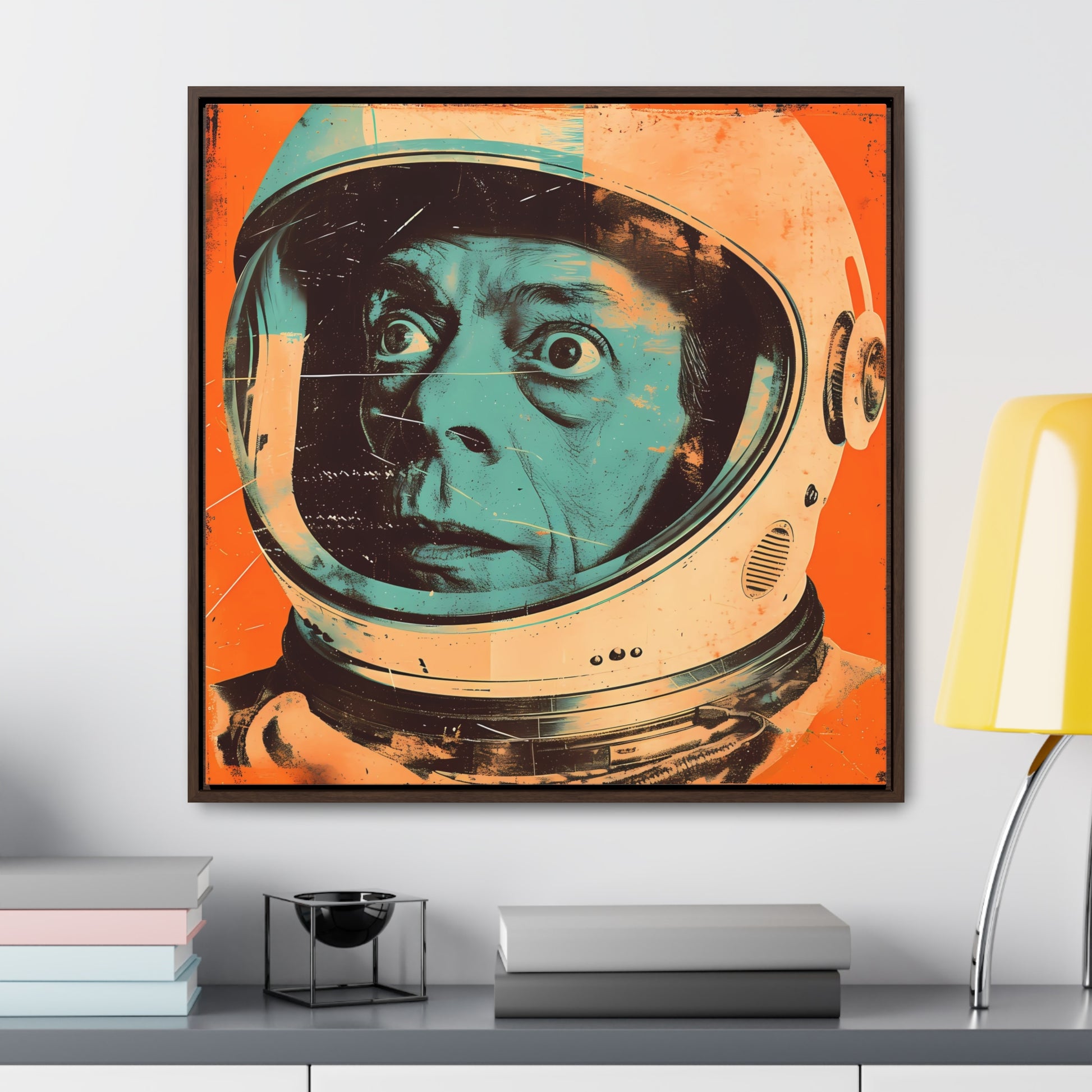 space art framed portrait print don knotts