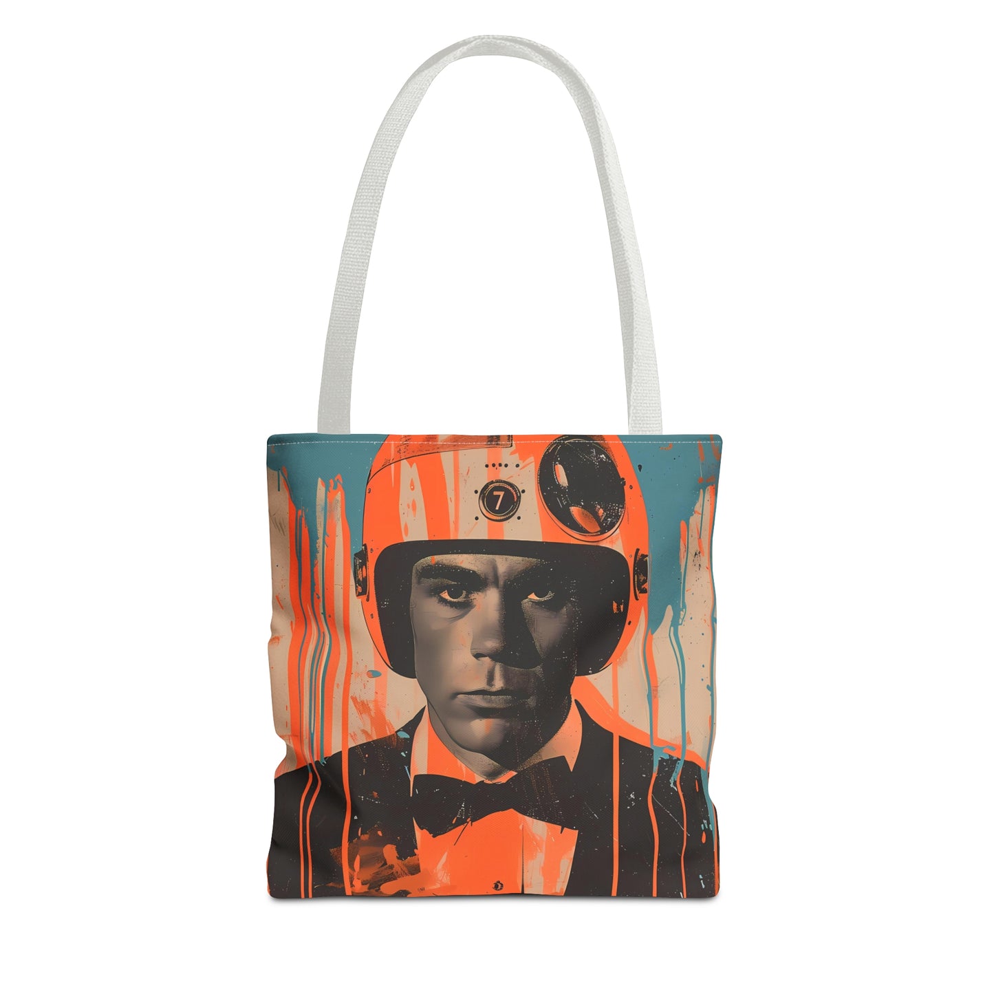 space art James Bond tote bag