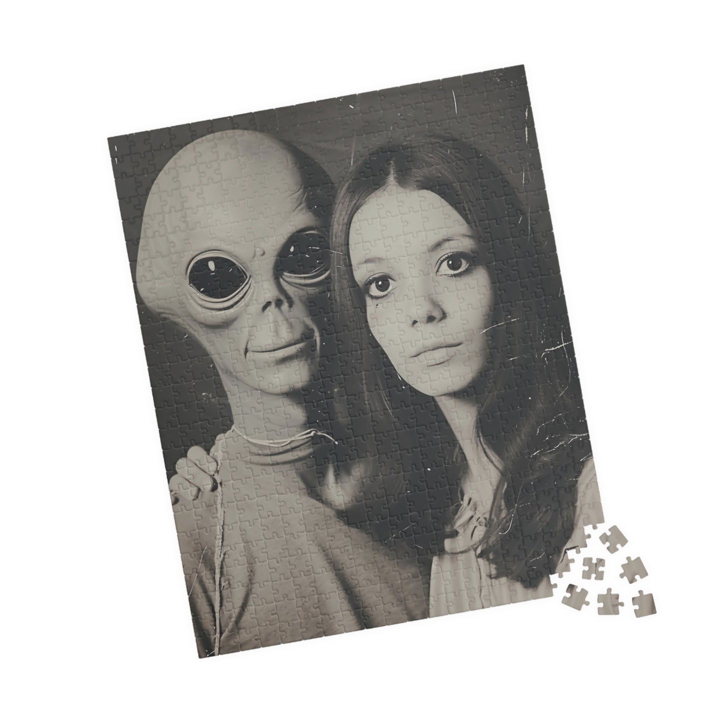 Alien Love Connections Puzzle - Couple #6 (1014, 520, or 252 pcs)