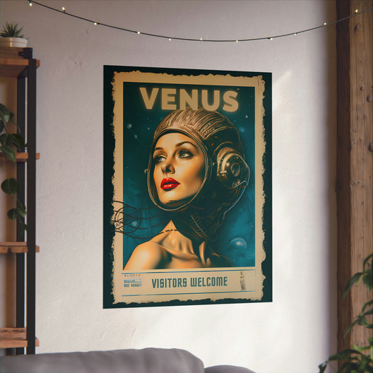 Postage Stamp Planet Poster - Venus