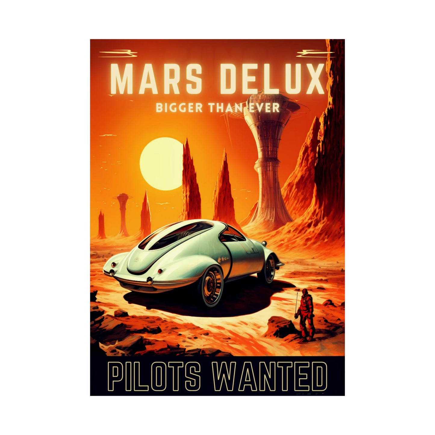 Mars Delux - Rolled Poster