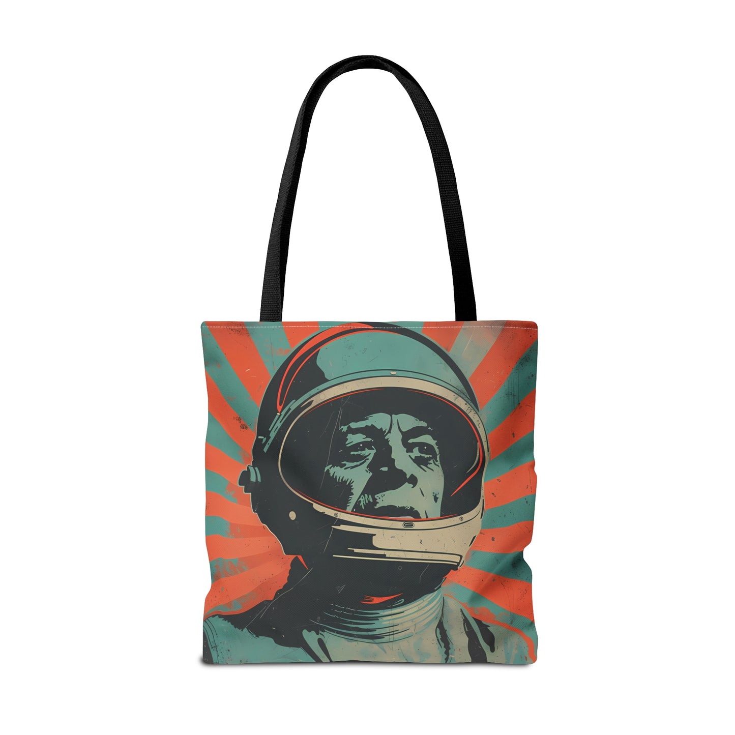 space art president kennedy tote bag