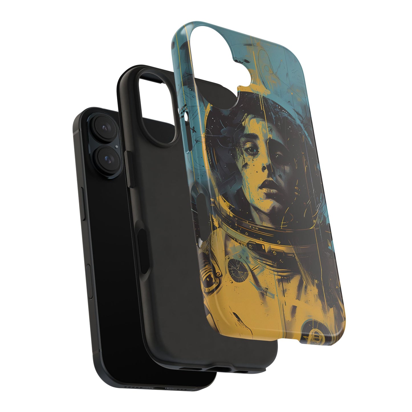 Astro Cadet iPhone Case #2 (all versions including 16 Pro & Pro Max)