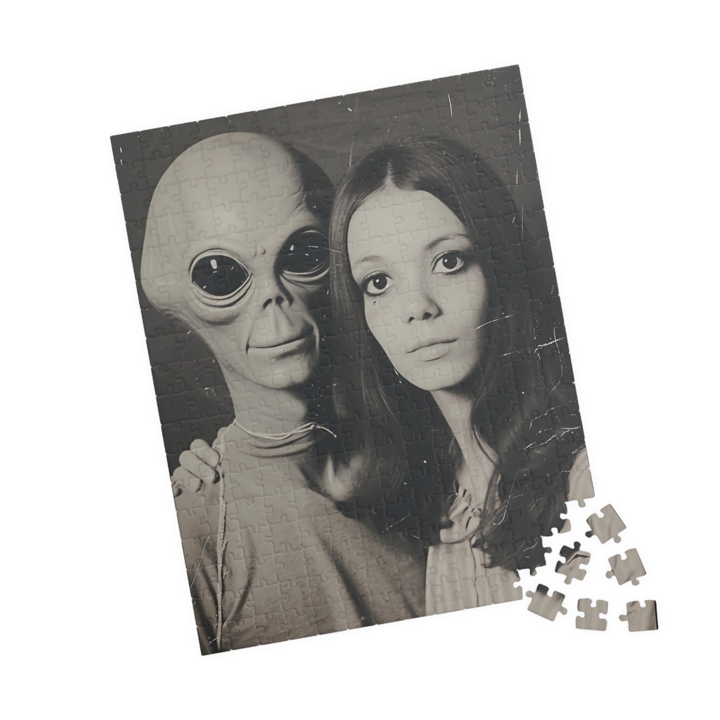 Alien Love Connections Puzzle - Couple #6 (1014, 520, or 252 pcs)