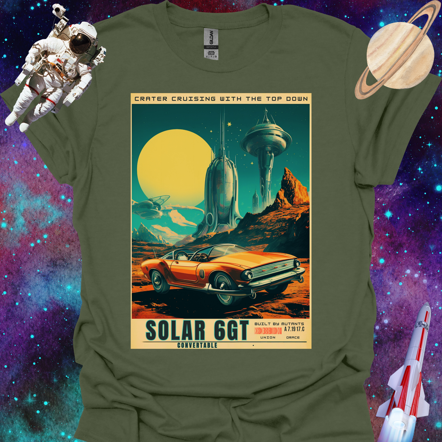 Solar 6GT - Space Art Transport T Shirt