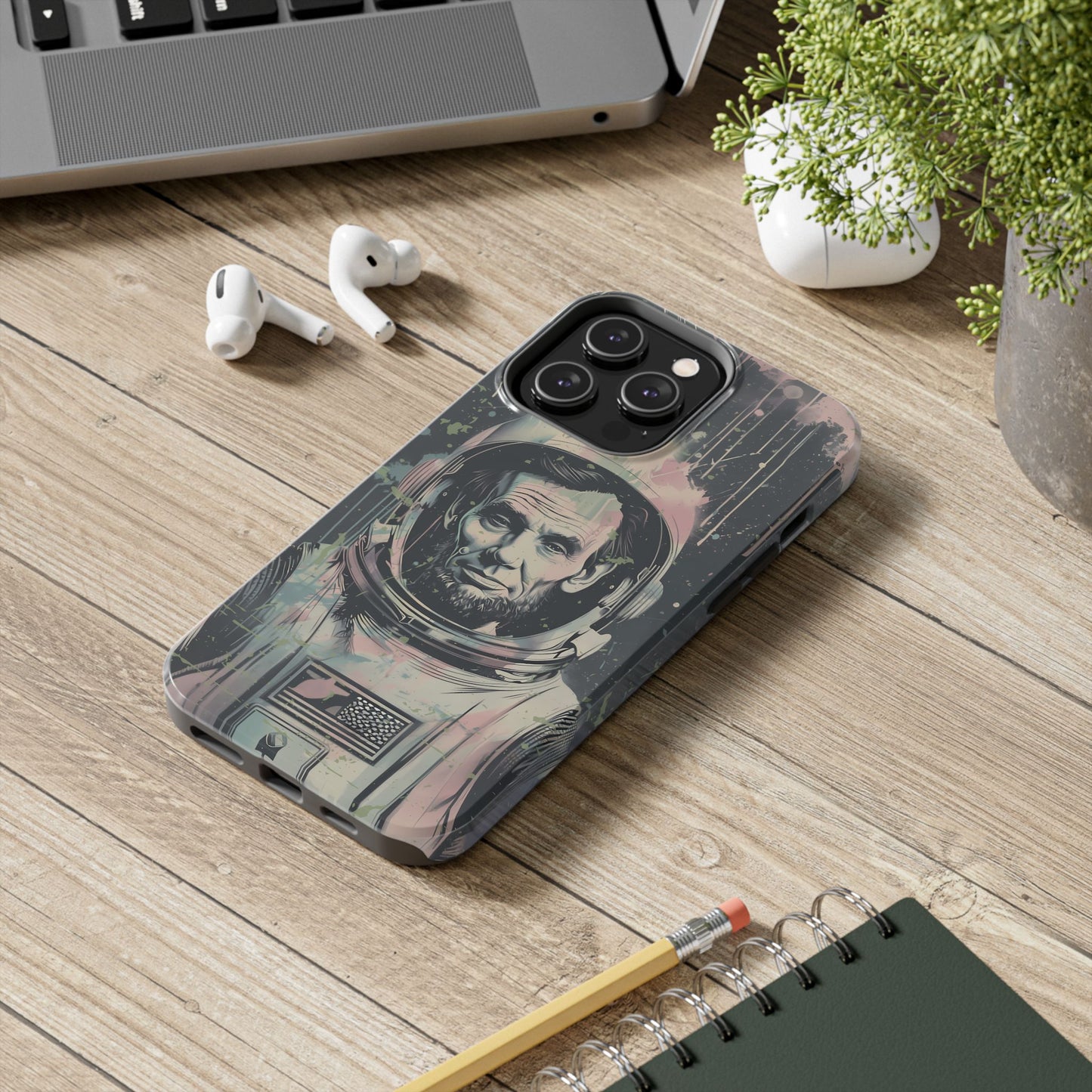 Astro Cadet iPhone Case #7 (all versions including 16 Pro & Pro Max)