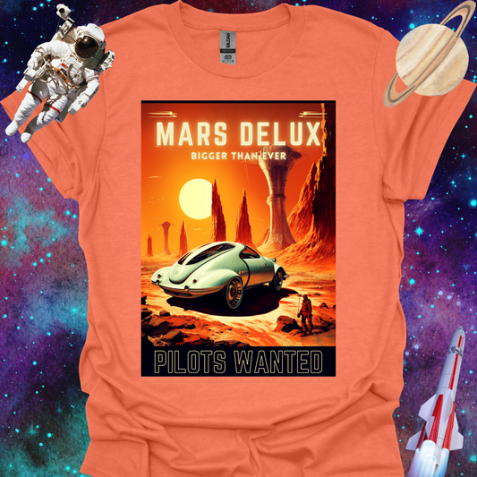 Mars Delux - Space Art Transport T Shirt