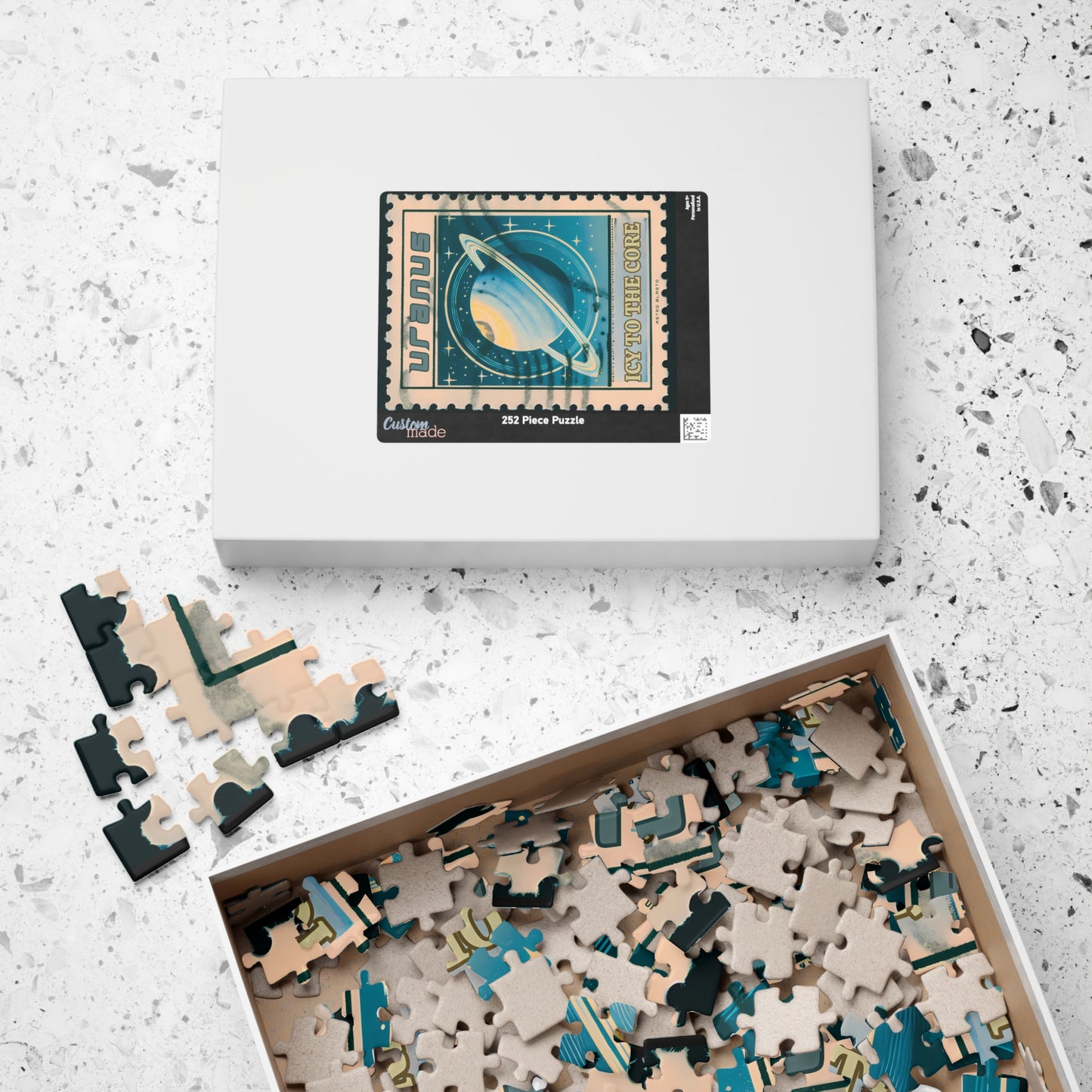 Postage Stamp Puzzle - Uranus (1014, 520, or 252 pcs)