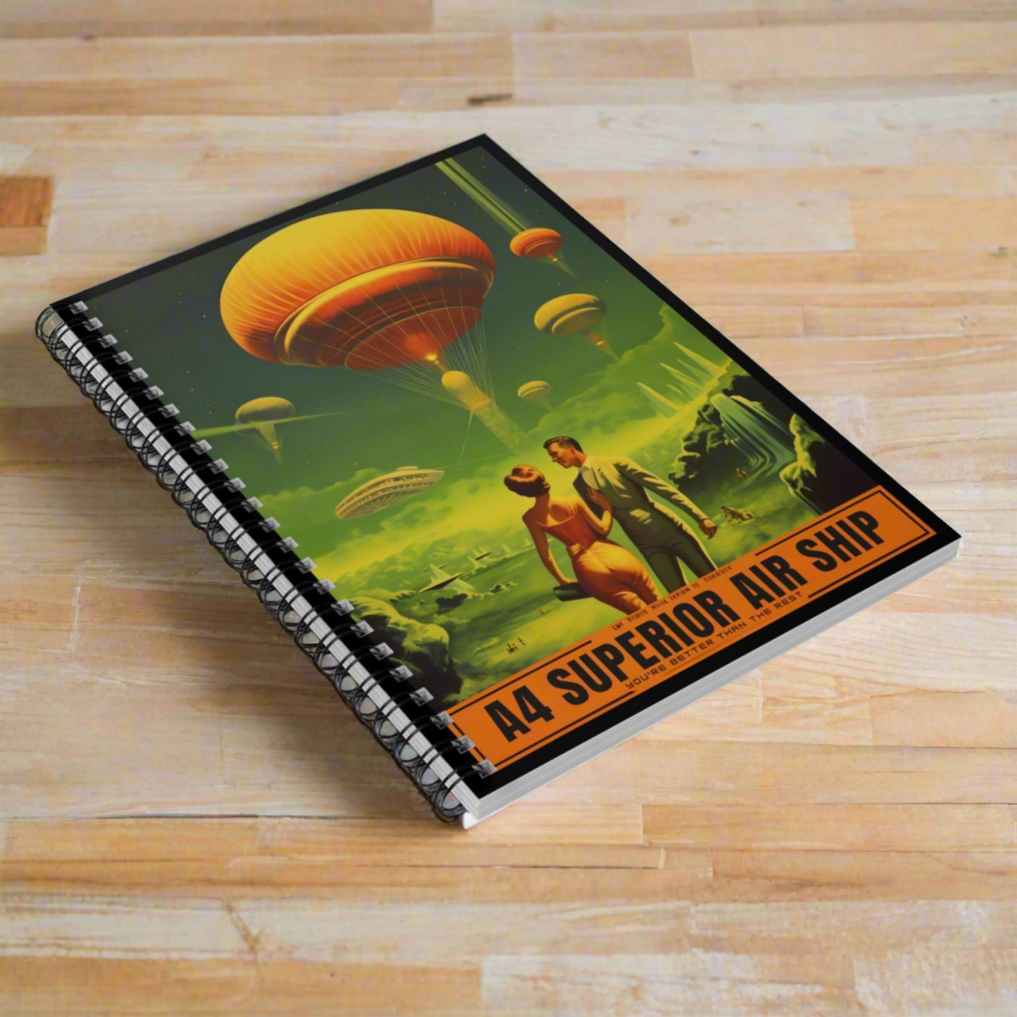 A4 Superior Air Ship - Spiral Notebook