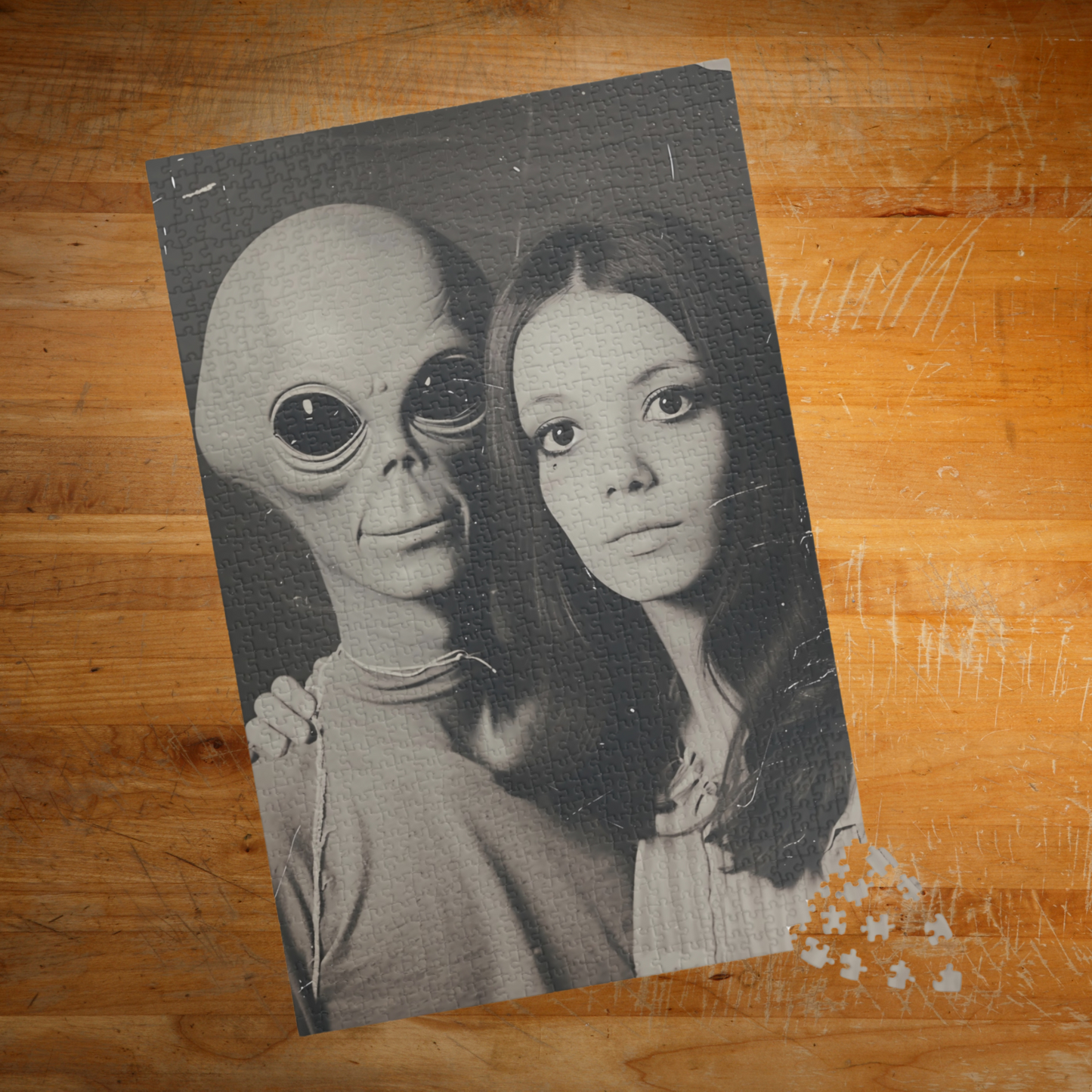 Alien Love Connections Puzzle - Couple #6 (1014, 520, or 252 pcs)