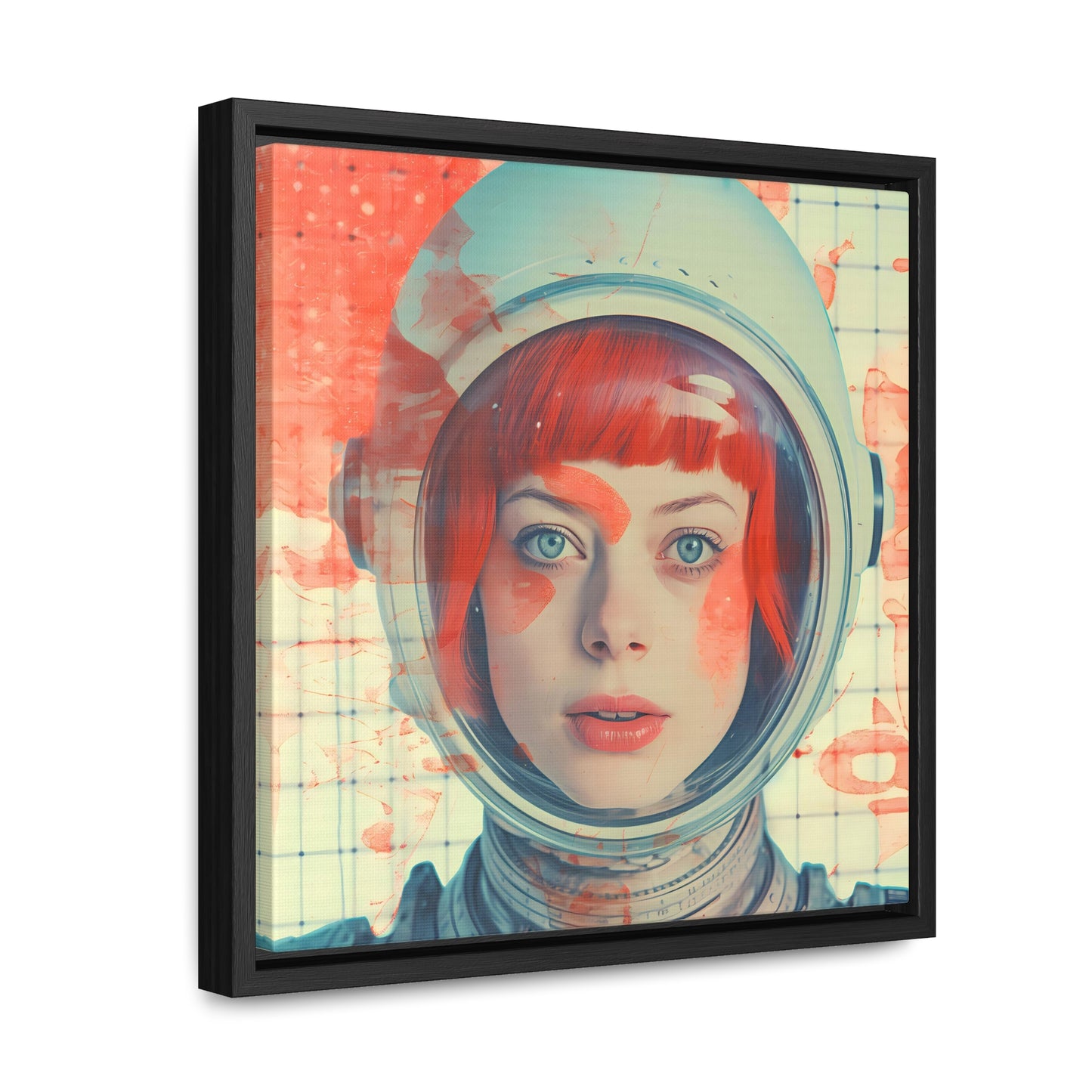 space art framed portrait print emma stone