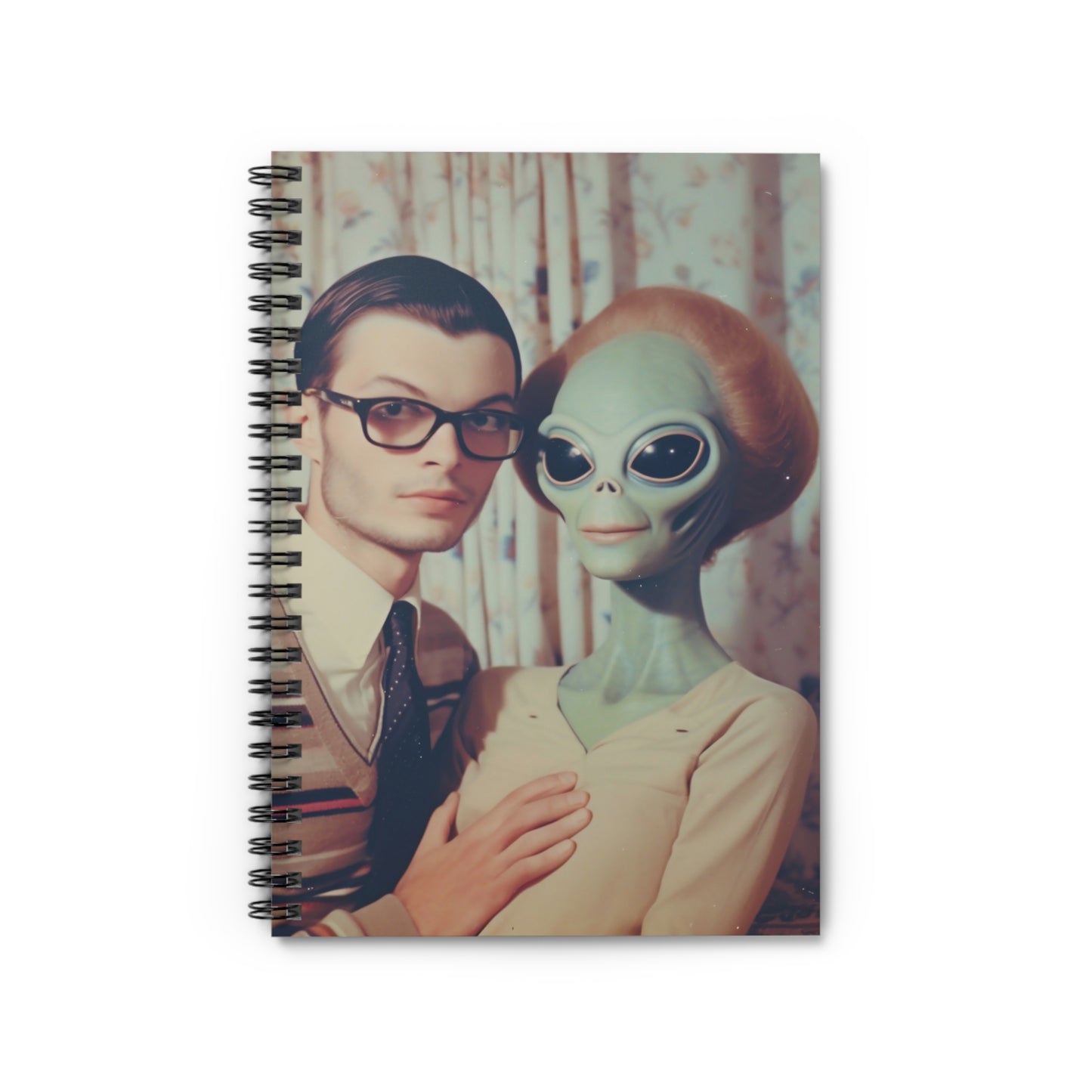 Alien Love Connections Notebook - Couple #7