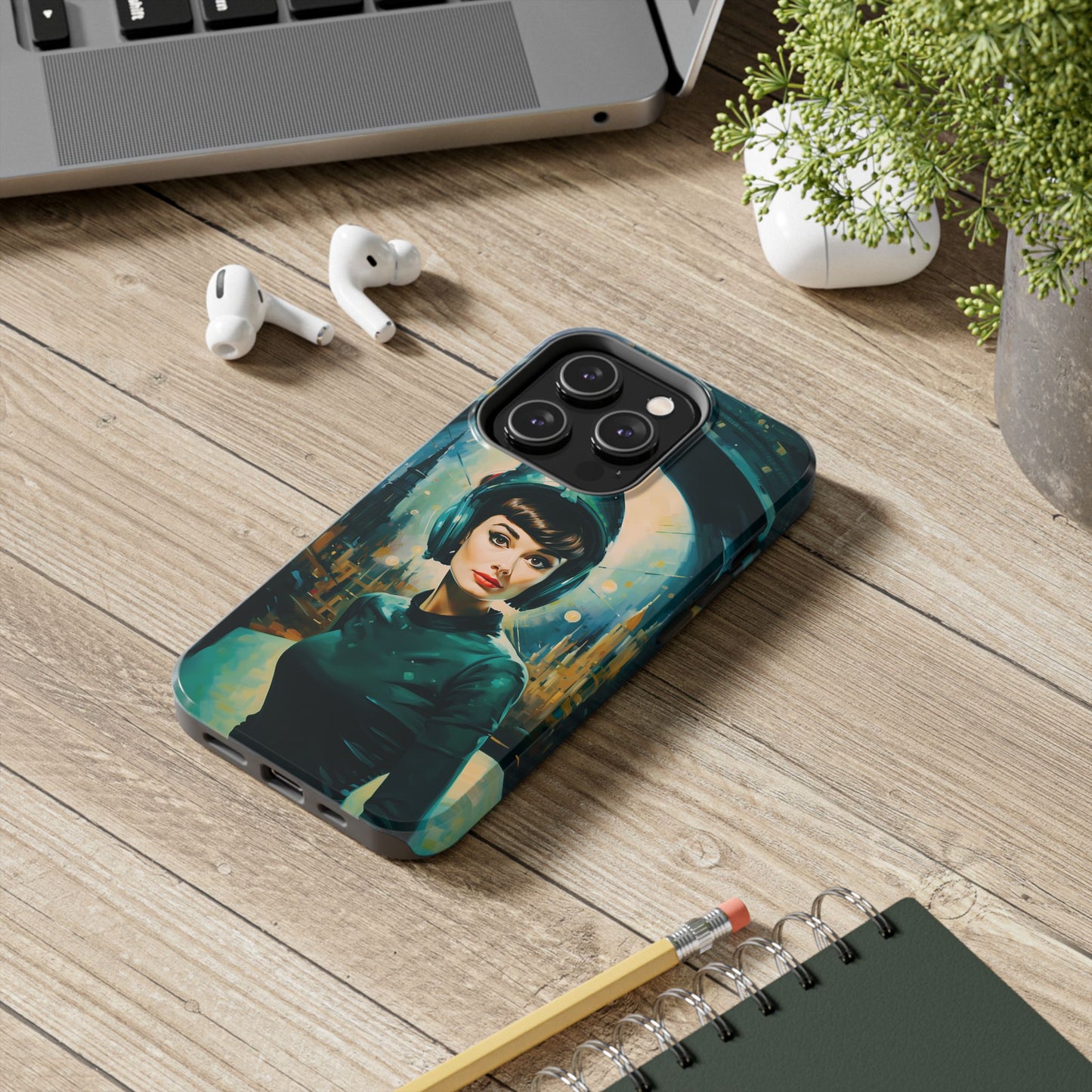 Astro Cadet iPhone Case #3 (all versions including 16 Pro & Pro Max)