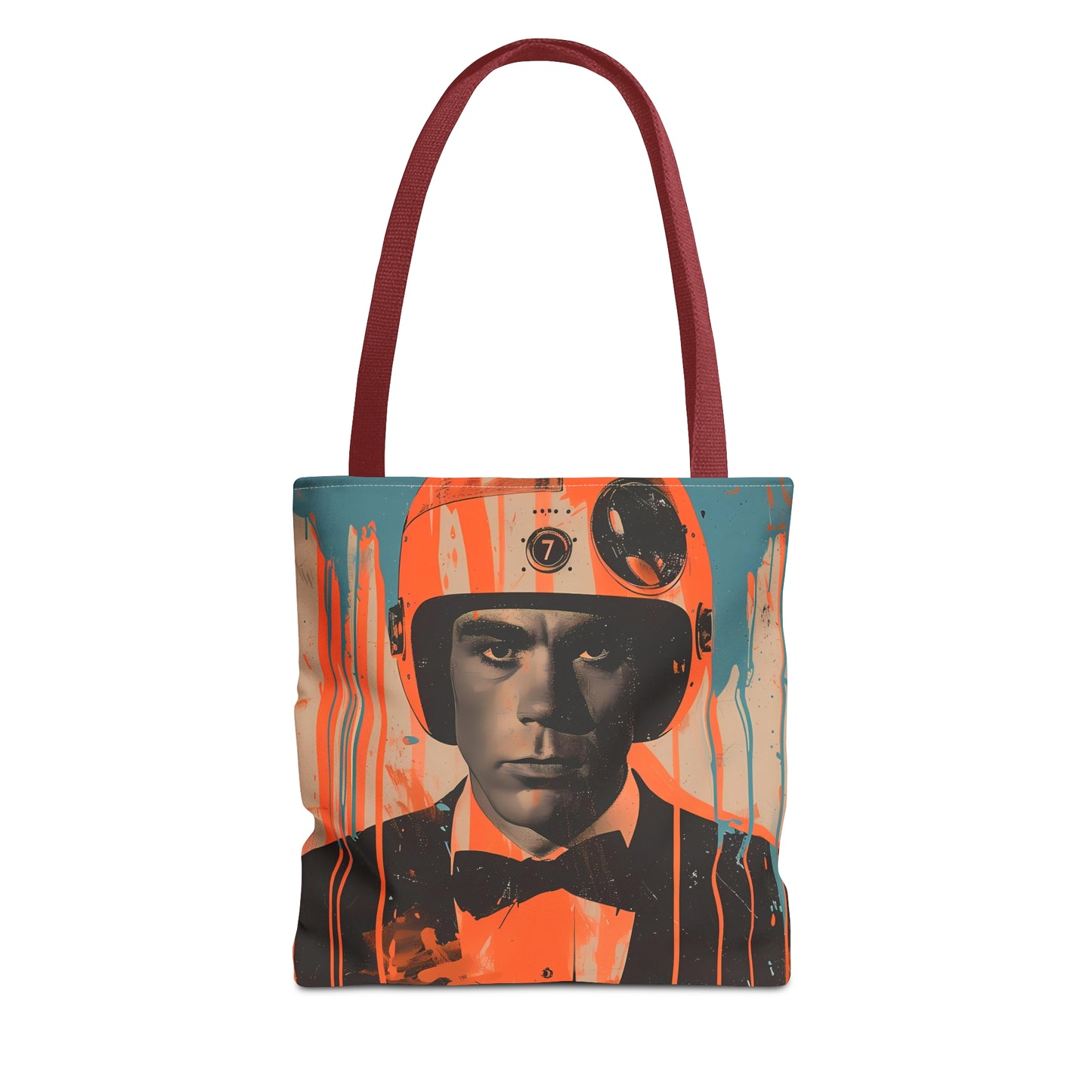 space art James Bond tote bag