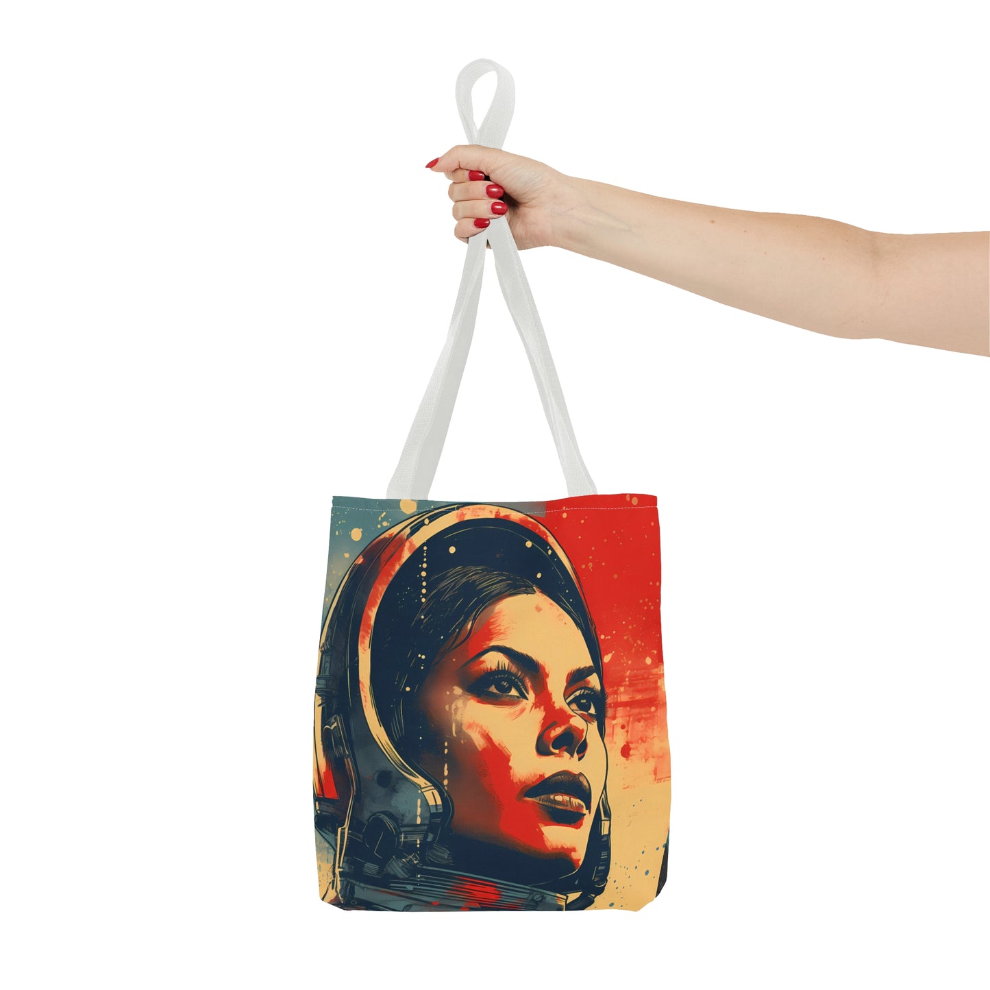 space art rosario dawson tote bag