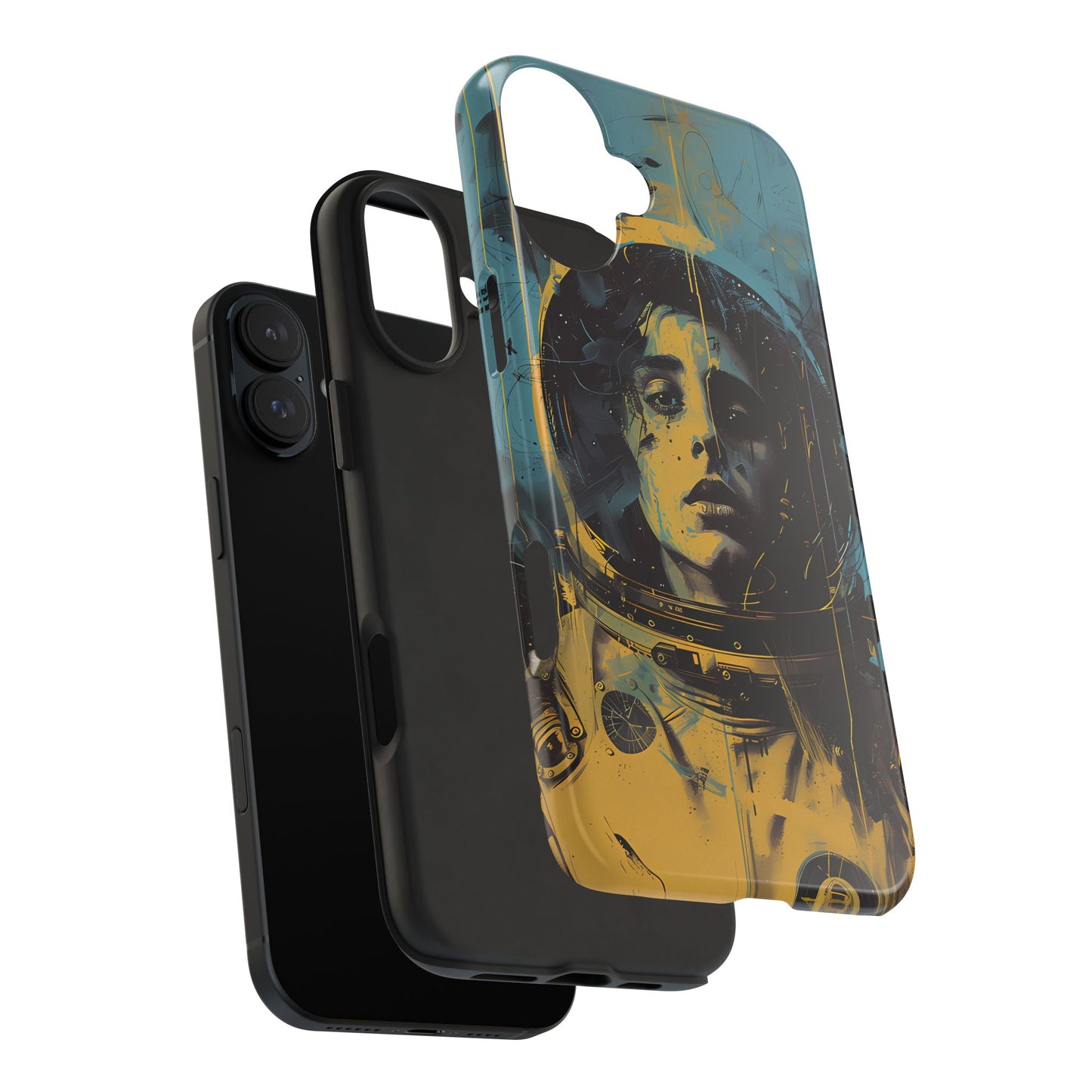 Astro Cadet iPhone Case #2 (all versions including 16 Pro & Pro Max)