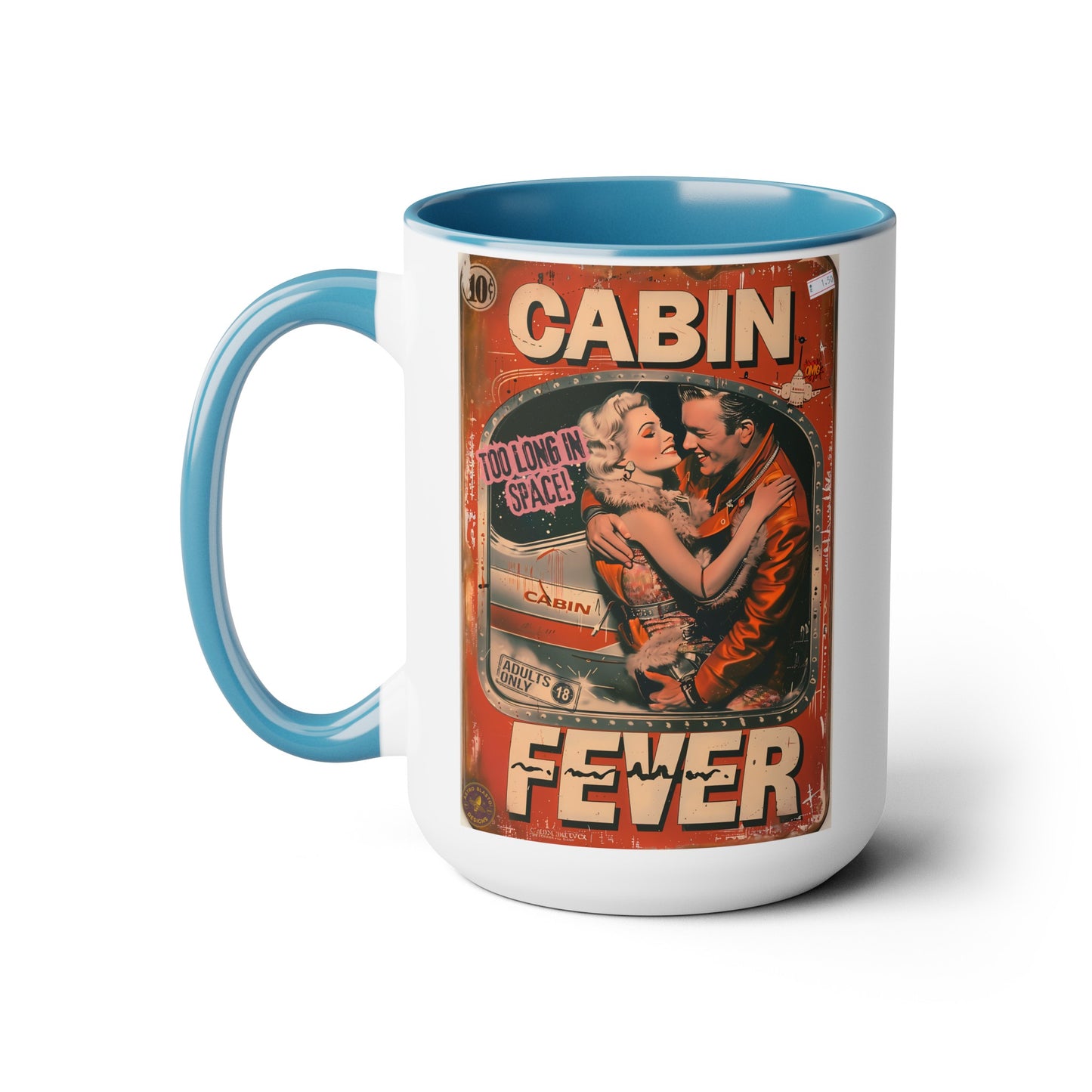 Pulp Novel Cover Mug - "Cabin Fever"