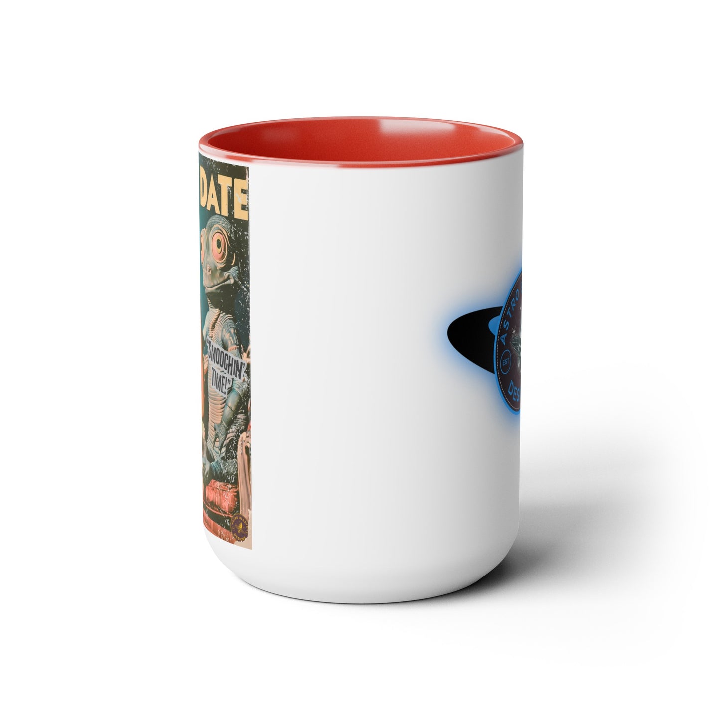 Pulp Novel Cover Mug - "Weird Date"