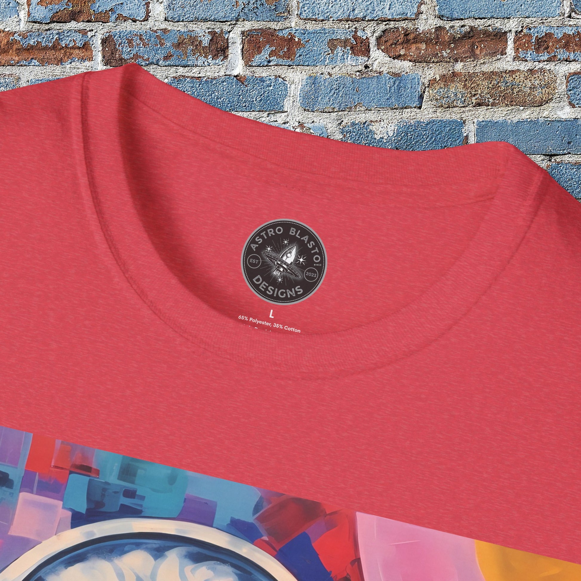 pet cadet space art t-shirt poodle dog