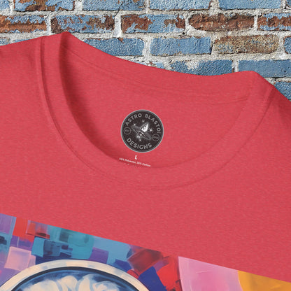 pet cadet space art t-shirt poodle dog