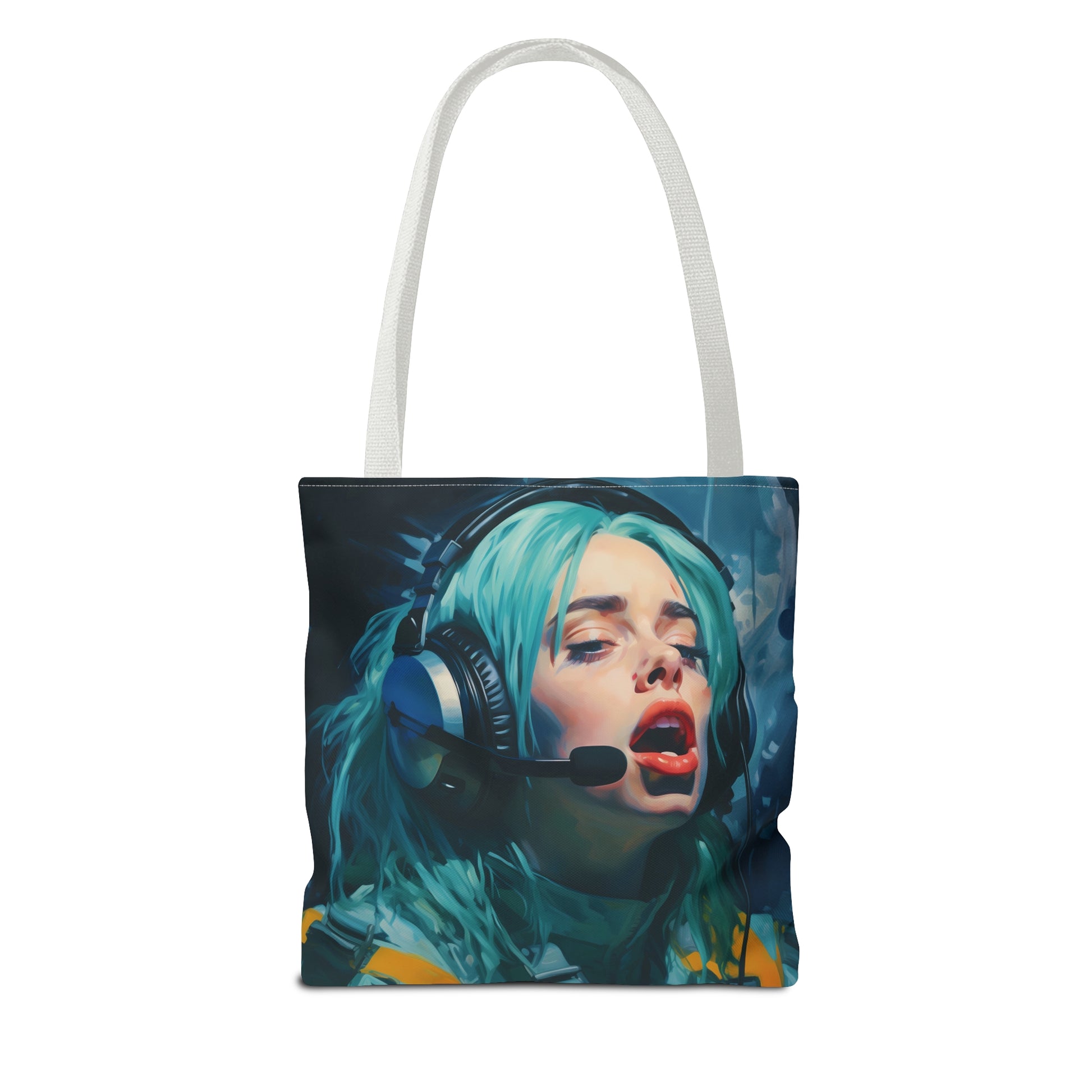 space art billie eilish tote bag