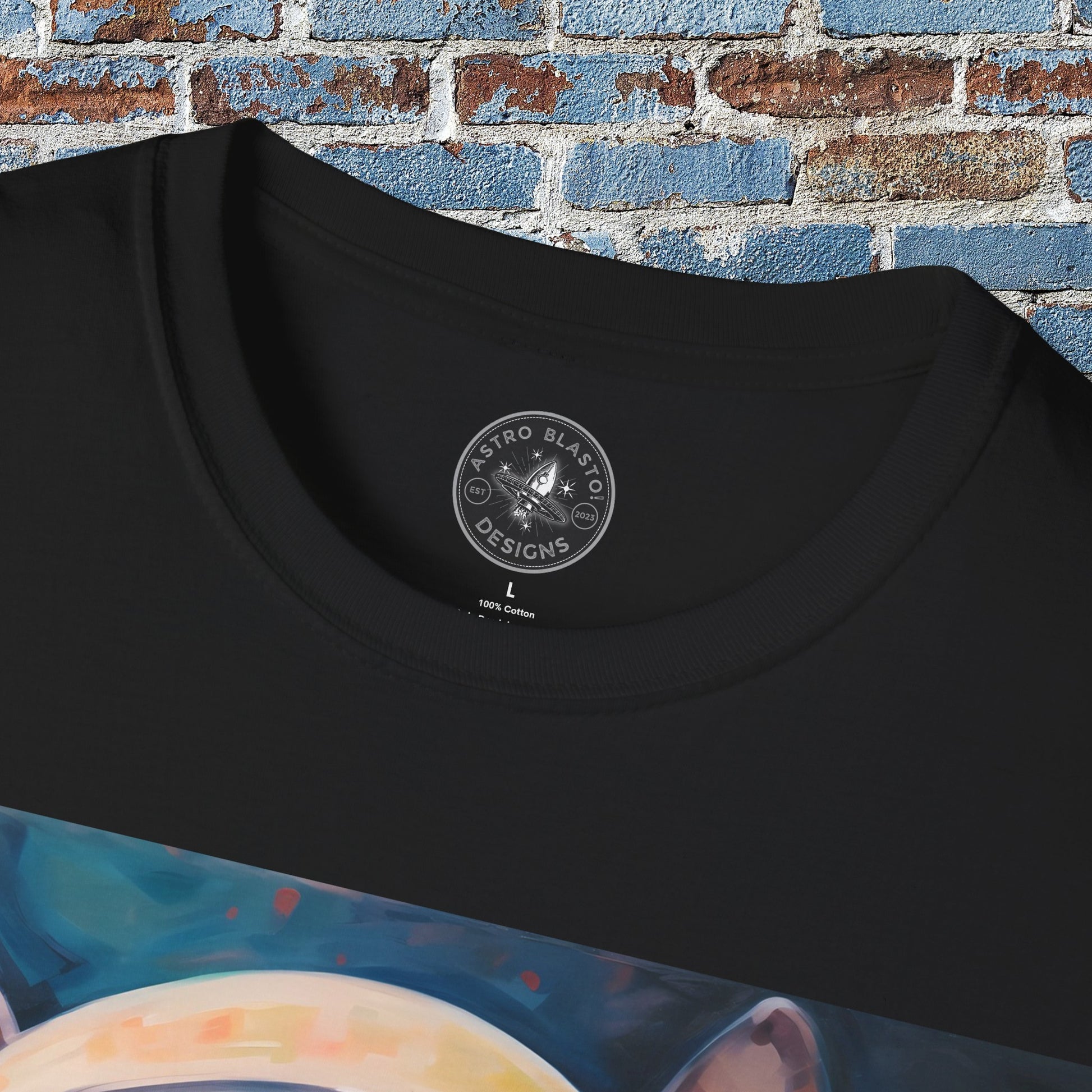 pet cadet space art t-shirt boston terrier dog