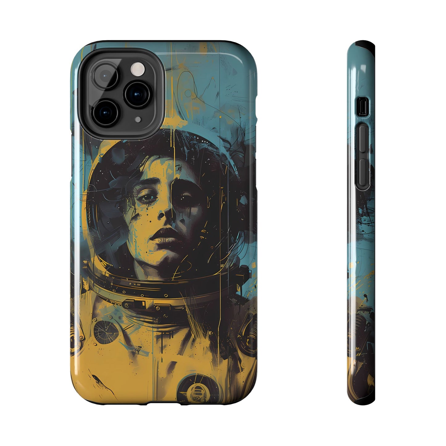 Astro Cadet iPhone Case #2 (all versions including 16 Pro & Pro Max)