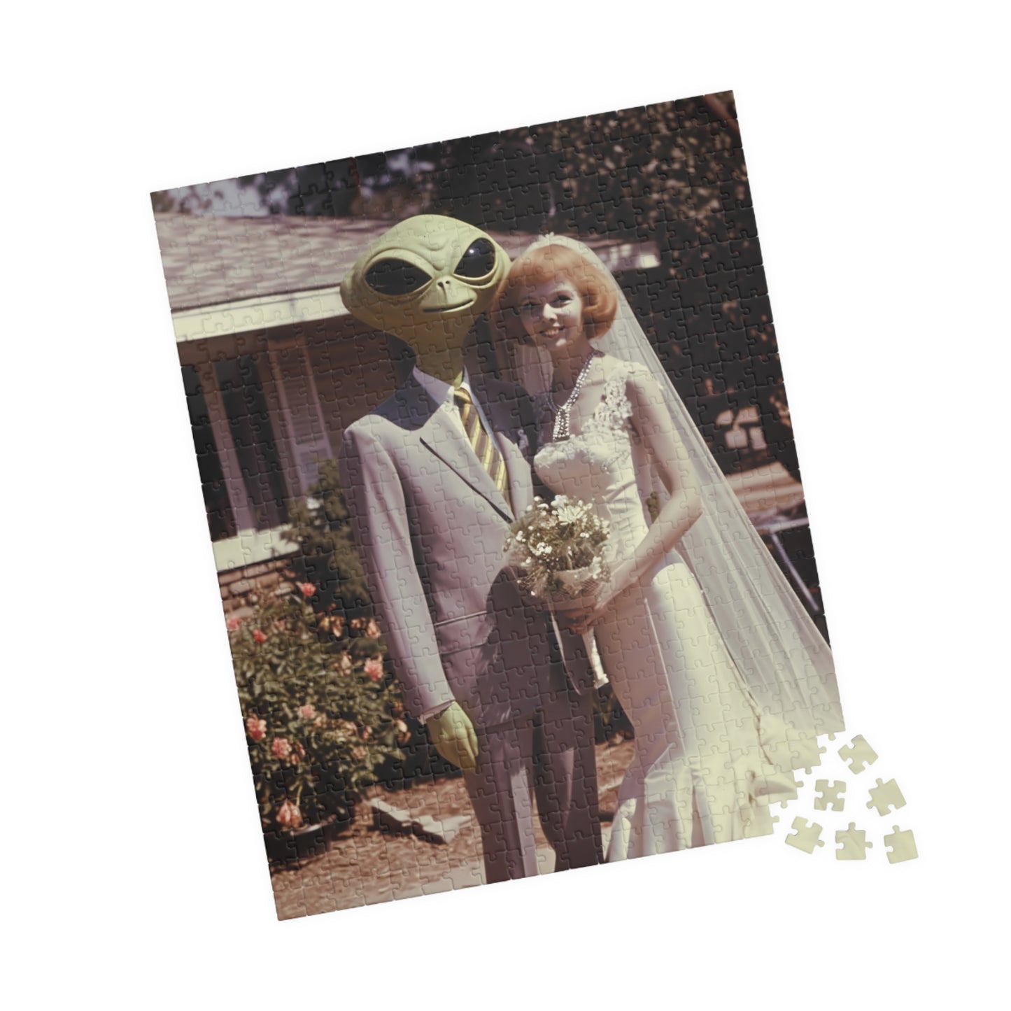 Alien Love Connections Puzzle - Couple #5 (1014, 520, or 252 pcs)