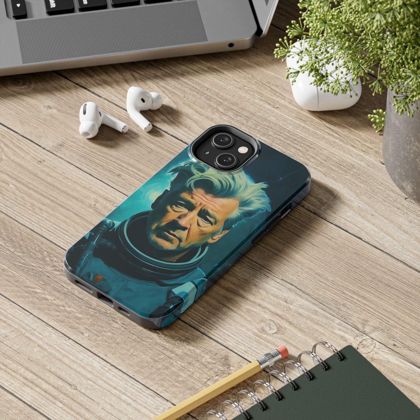 Astro Cadet iPhone Case #5 (all versions including 16 Pro & Pro Max)