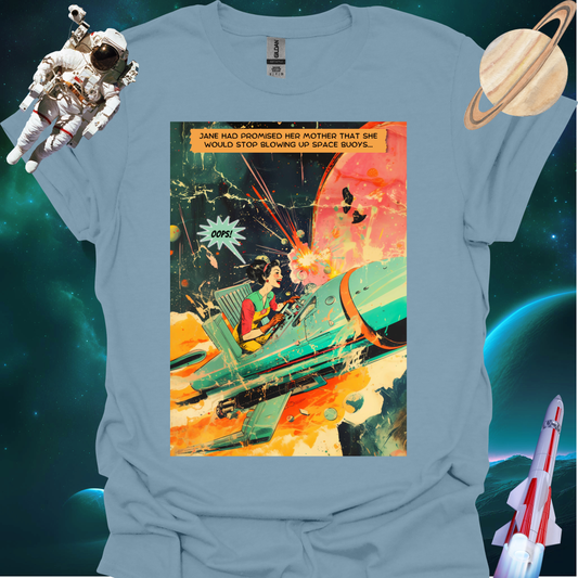 Astro Blasto Comic #2 - Space Art T Shirt