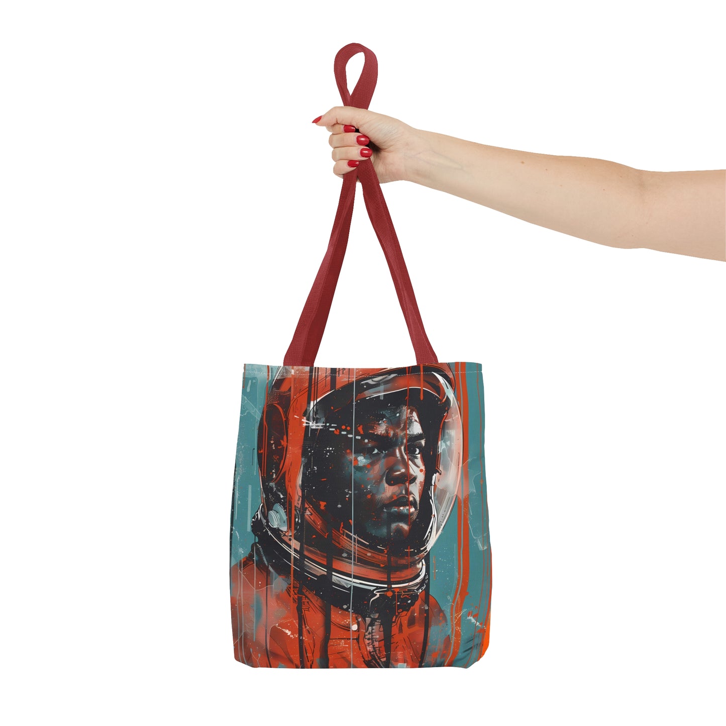 space art Muhammad Ali tote bag