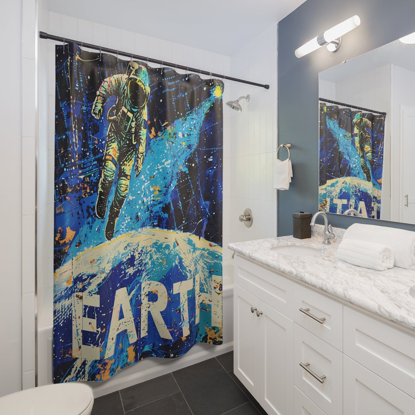 Planet Earth Shower Curtain #14