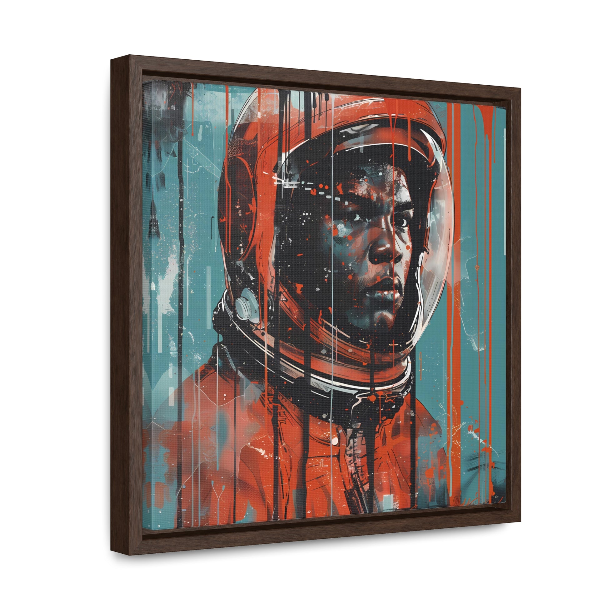 space art framed portrait print muhammad ali