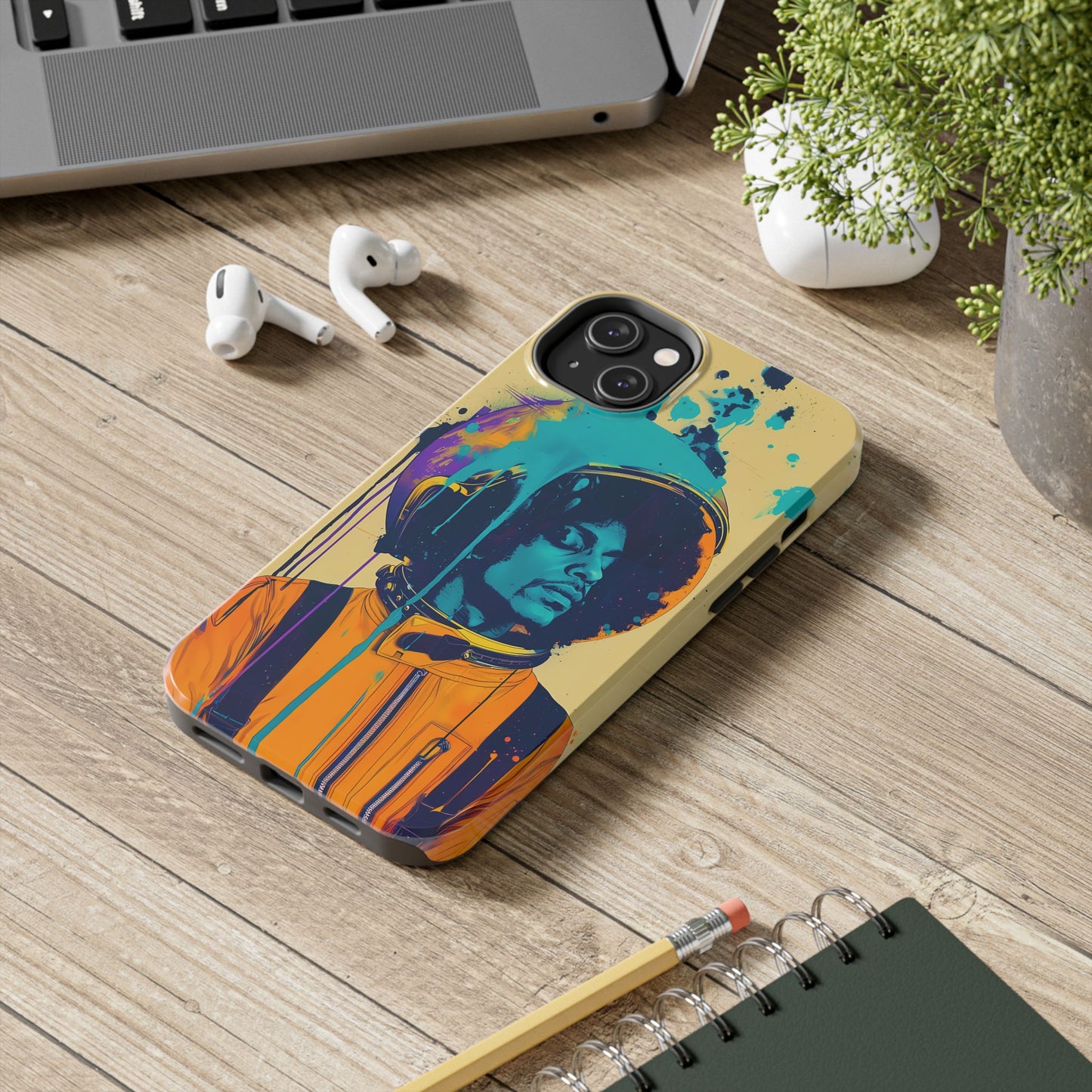 Astro Cadet iPhone Case #4 (all versions including 16 Pro & Pro Max)